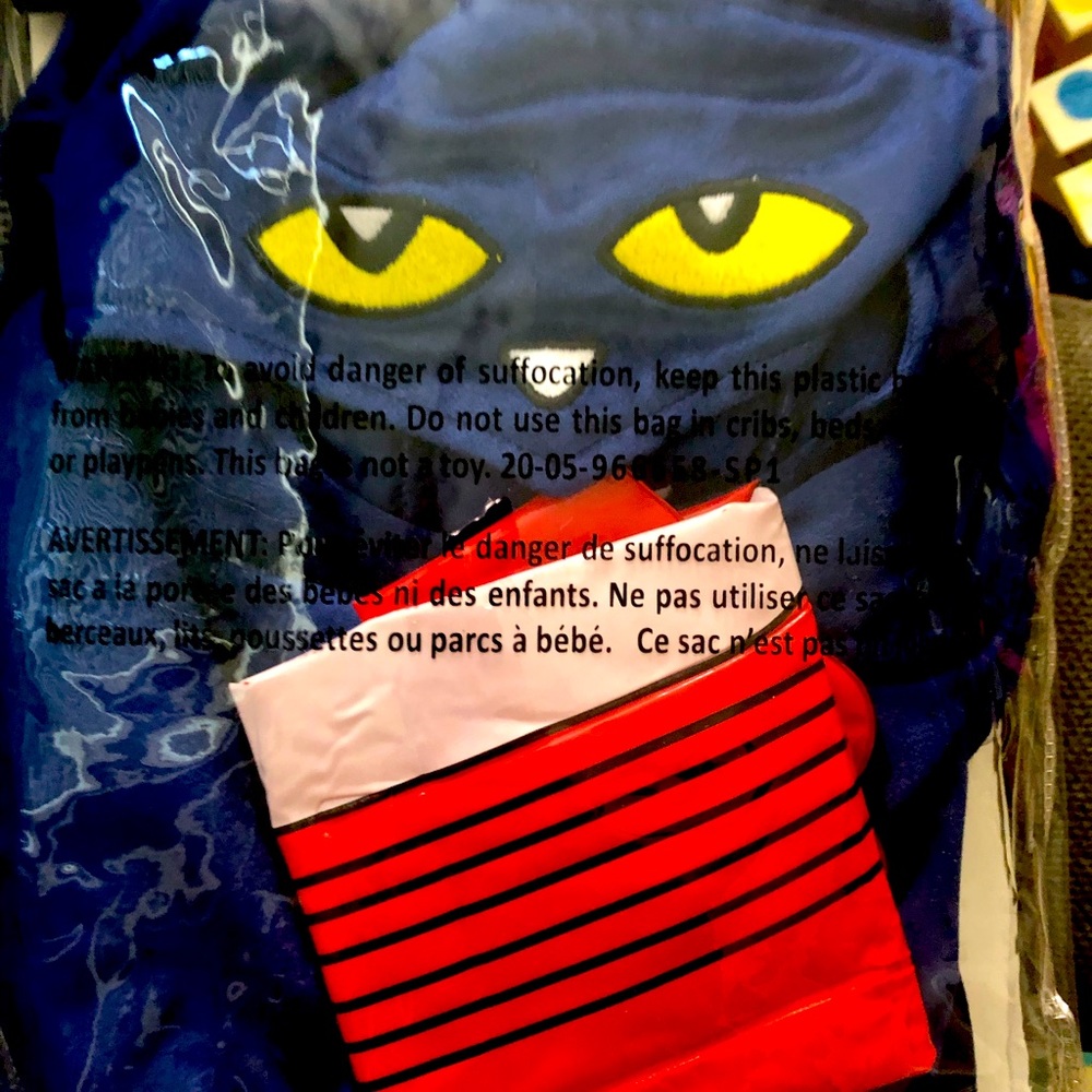 Pete The Cat Costume 3T-4T